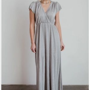 Baltic born silver Athena maxi dress Large NWT